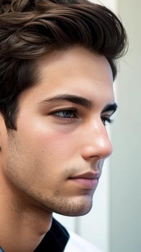 A 21-year-old man Cohen focuses on his face