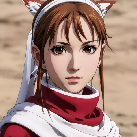 ((((masterpiece, , super detail, high quality, highres, 1080P, 8k, 16k)))) brown eyes very accurate clothing score_9, score_8_up, score_7_up, ((cowl)) headband on forehead detailed clothing beautiful girl (asuna yuuki)