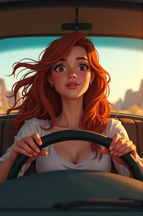 girl in the car 