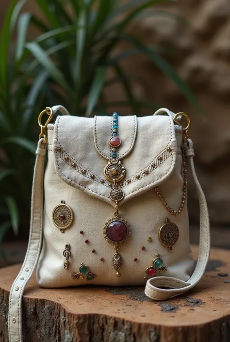  Created textile products like a banana bag ,  satchel or any home textile with built-in jewelry (  semi-precious beads , pendants)  esotericism oriented , Well-being, zodiac, Numerology , lucky charm ....
