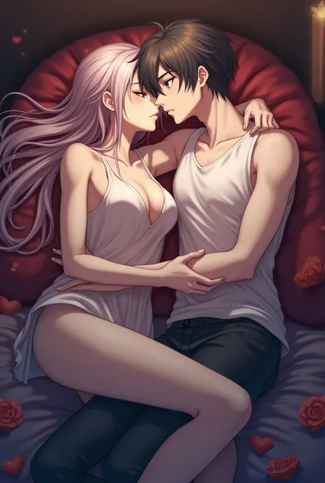 Sexy Yaoi lying down adult anime