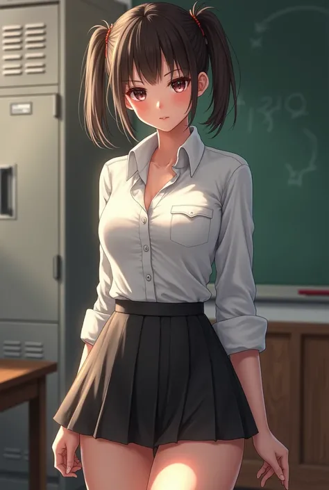 A very sexy school girl