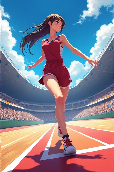 anime girl athlete
