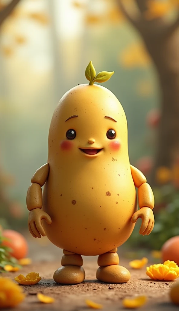 A humanoid potato amazing