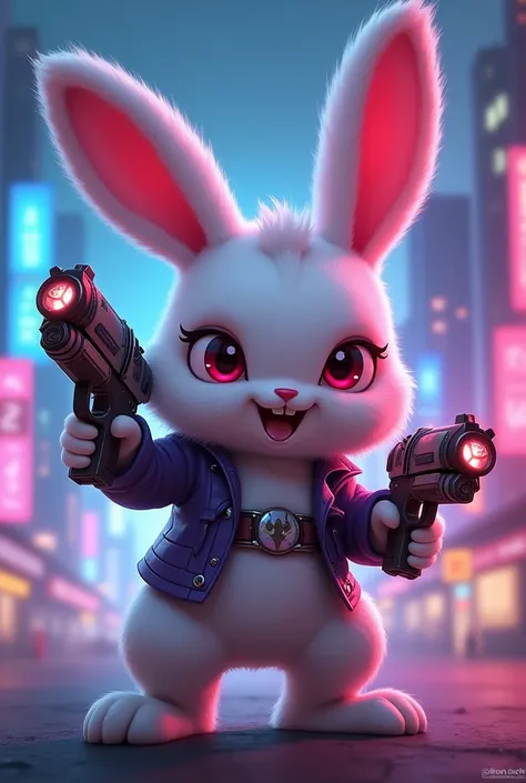 Bunny With Jinxs dual guns
