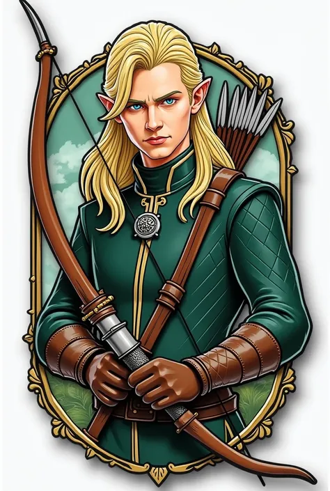 Legolas Lord of the Rings enamel pin 