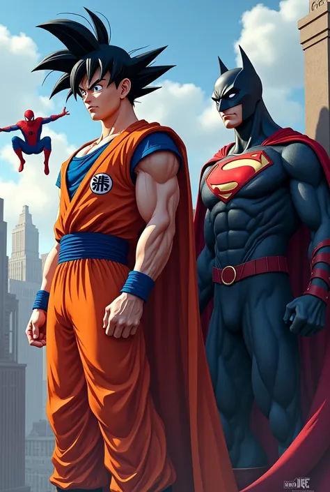 Genérame A Goku a Spider-Man a Superman y a Batman juntos 