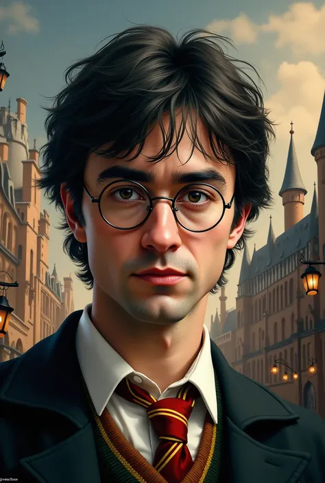 Picture of Harry Potter with the Puigdemont face 