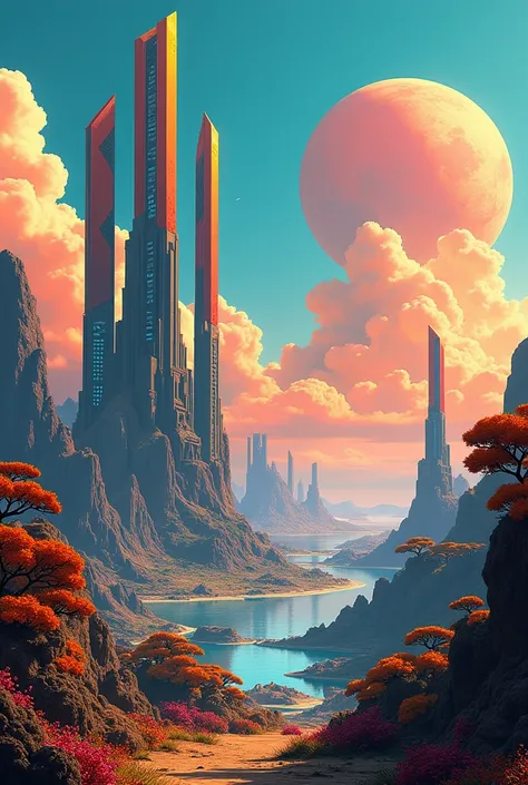 Afrofuturistic landscape