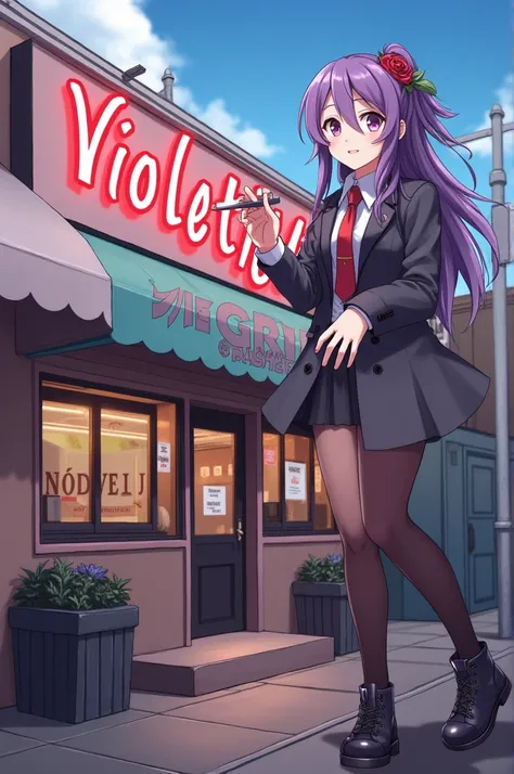 Violet grill