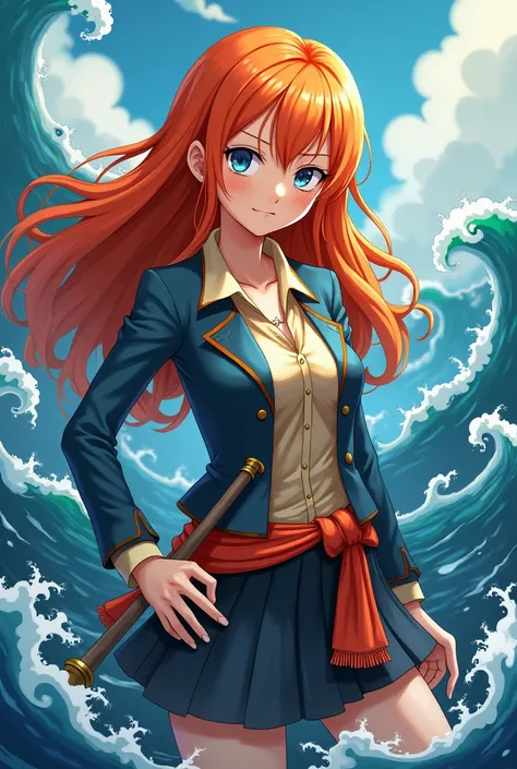 Nami character from the One Piece anime 