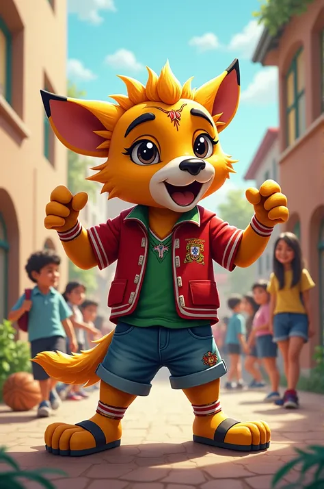 Mascot for Portuguese school 