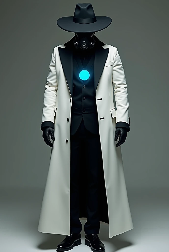  is understood. !  The Watchers set is modified as follows: :

The character of the main set : , a long white coat with black, worn over a black suit, it looks elegant, mysterious and powerful.

The black wide-brimmed hat conceals the face, making it diffi...