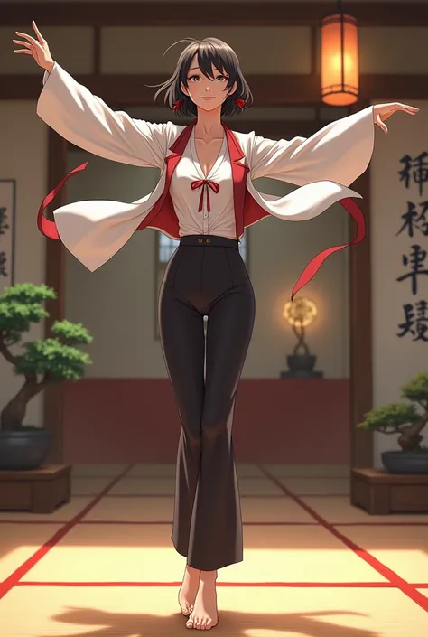 Create a valet dancer but training anime 