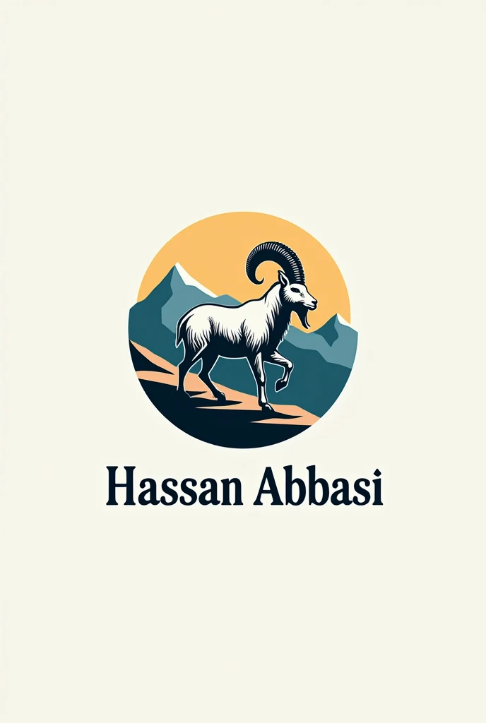  i need logo of  name  Hassan Abbasi & Logo Design belongs to markhor