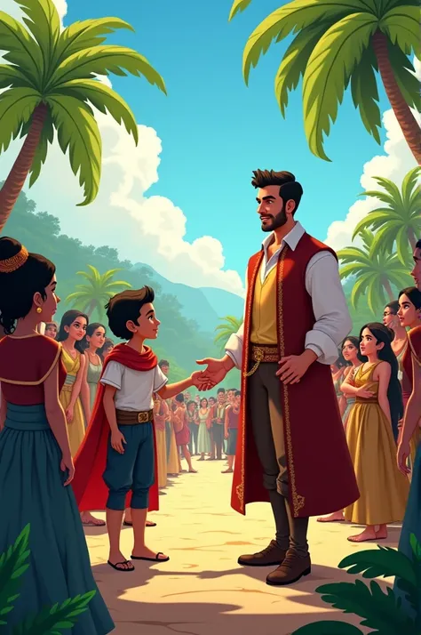 Captain Tiago  (Carlos):
 I am happy to introduce to all of you Señor Crisóstomo Ibarra,  newcomer 
from Europe !

Can you make animated noli me tangere picture landscape