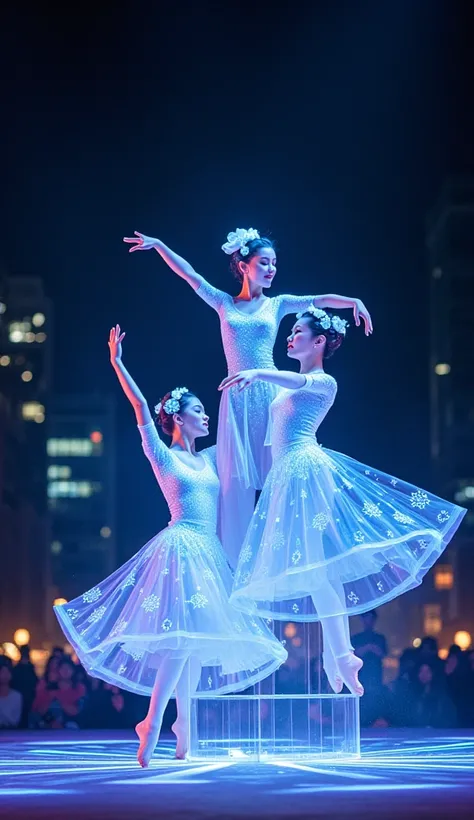 Premiere 3D Holographic Dance Performance in Chiayi Brightens Night Tourism Economy