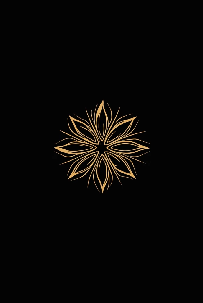  Logo for eyelash professional
Name: Eyelash flower
Black and gold background 