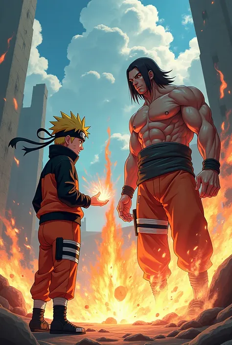 Naruto and mashle 