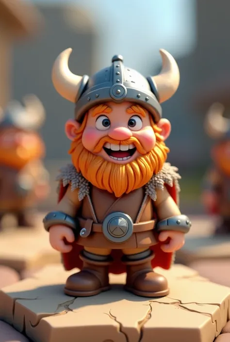 3D file STL Little Funny Viking for a game board