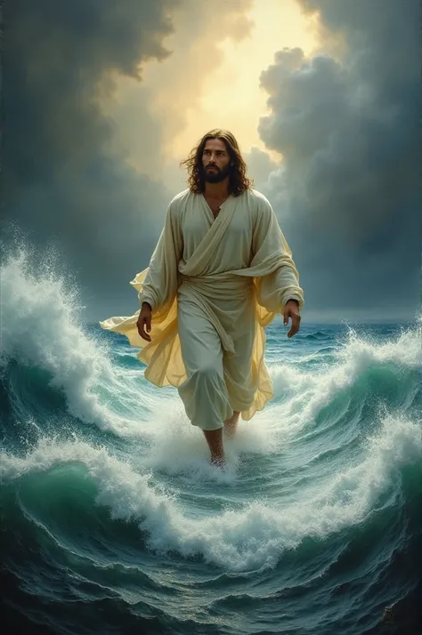 Jesus walking on the sea