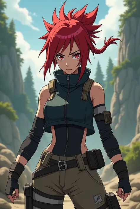 Naruto female red-haired Tomboy 