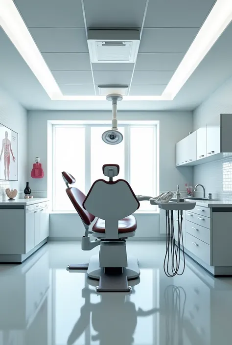 dental room but without dentist or patient