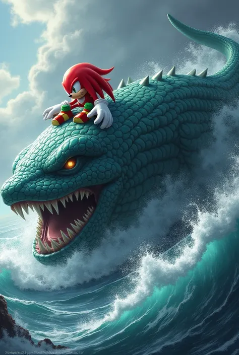 Make knuckles again riding primal kyogre 