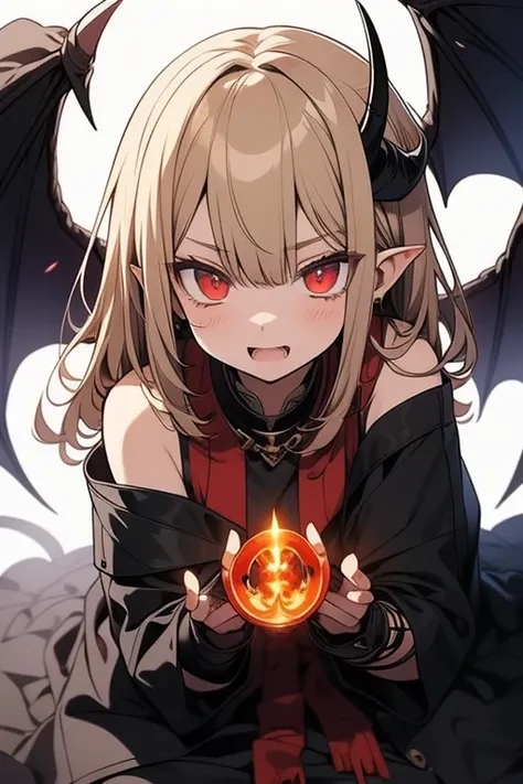  who specializes in summoning demons to hunt down enemies {x} demon kings entourage Elistia
Not a person or a demon、 she cares for me 。

role:  the art of summoning ancient demon beasts and 、前線での指揮を執る。moreover、 has the power to turn herself into a demon be...