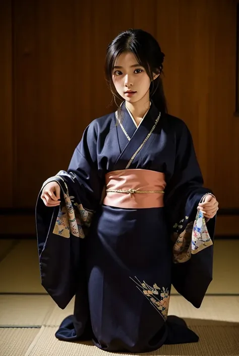 Japanese Coming-of-Age Ceremony 　kimono　Long-sleeved kimono　 Asian Beauties