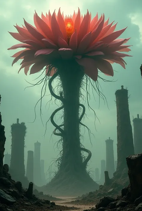 A flower that is REALLY ANGRY and rules the world because his girlfriend cheated on him