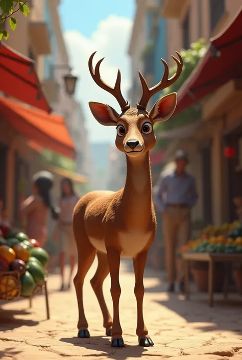 Deer Rolando has come to the market for sale. Did Messi sell the deer to some people?