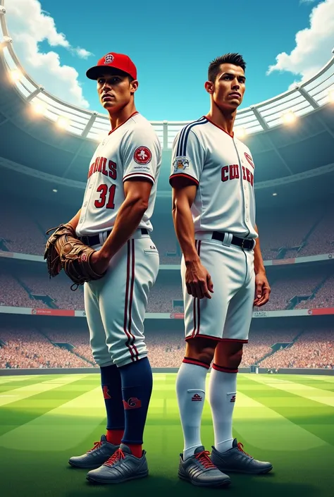 Juan Soto with Cristiano Ronaldo 