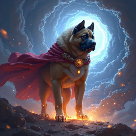 Mastiff dog mixed with AN DOCTOR STRANGE