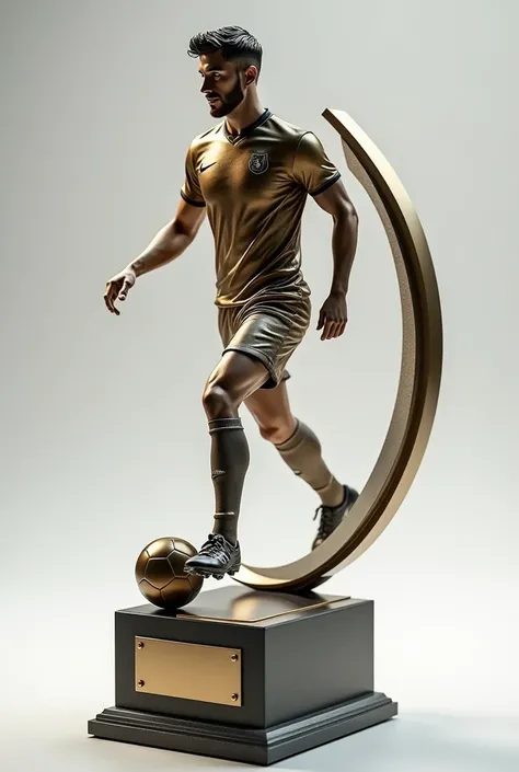 trophy for the best soccer player