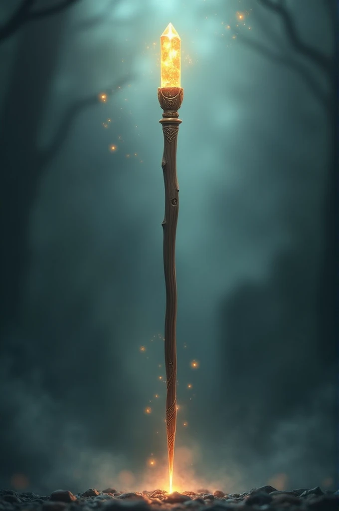 Draw a simple magic wand design