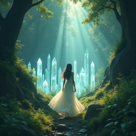 Crystals in the depths of the forest、Singing Girl