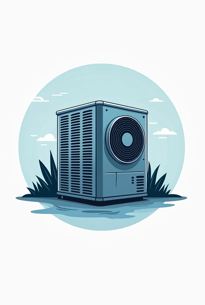 A logo for installation and repair of air conditioners 