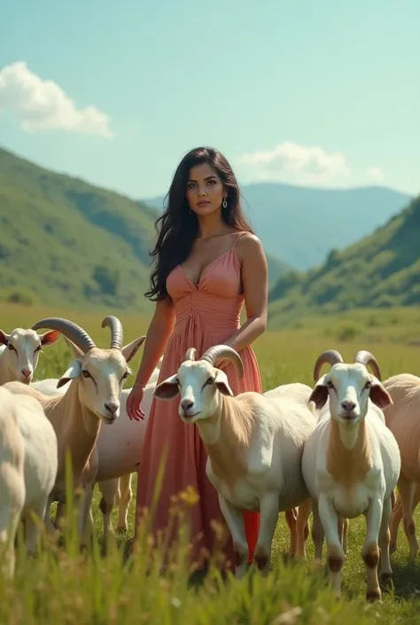 Sunny Leone rears goats