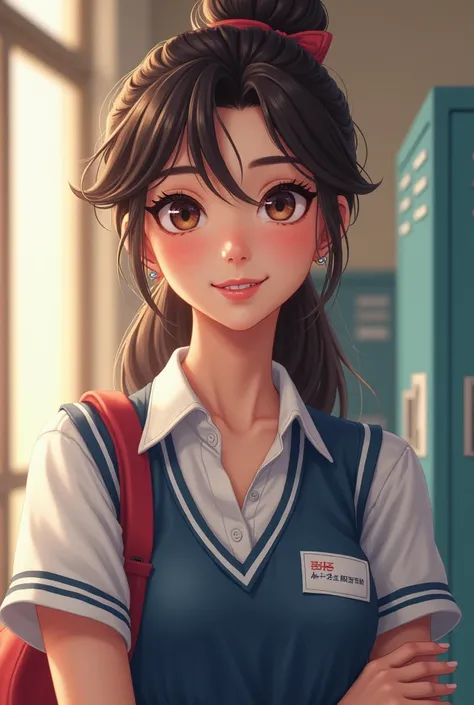  female high school student