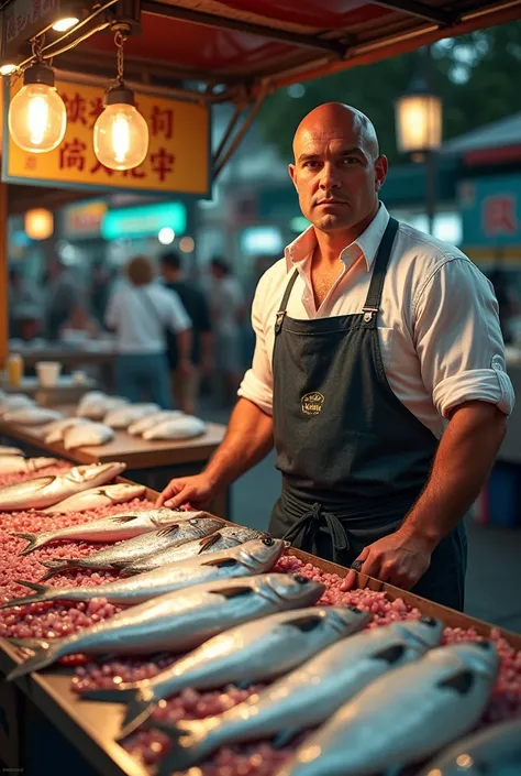 Jonny sins is selling fish