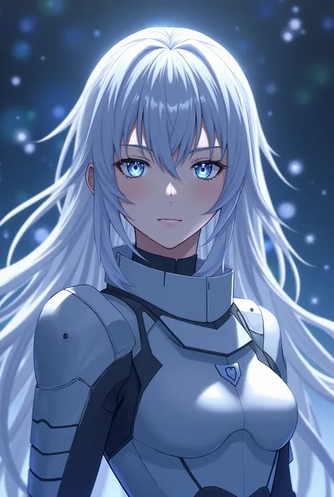 Yukiya has a majestic and intimidating appearance ,  with long silver hair and eyes that shine with the power of Rynsakugan .  His skin has a pale tone , almost ethereal,  reflecting the connection with the cosmos and its dimensions . . Her costume consist...