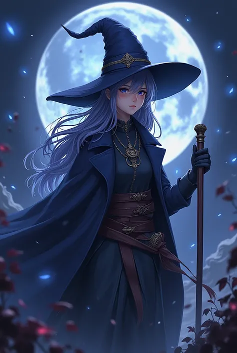 anime The World of Wind and Darkness Fantasy Wizard