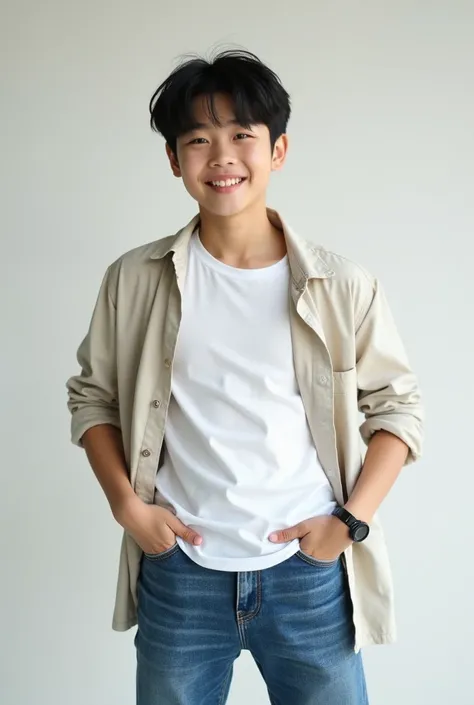 Boy Korea modeling  casual clothing 