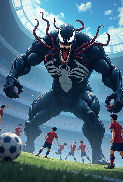 Make Venom enter the anime Blue Lock