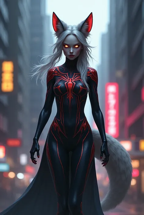 An image of a new female Spider-Fox superhero
