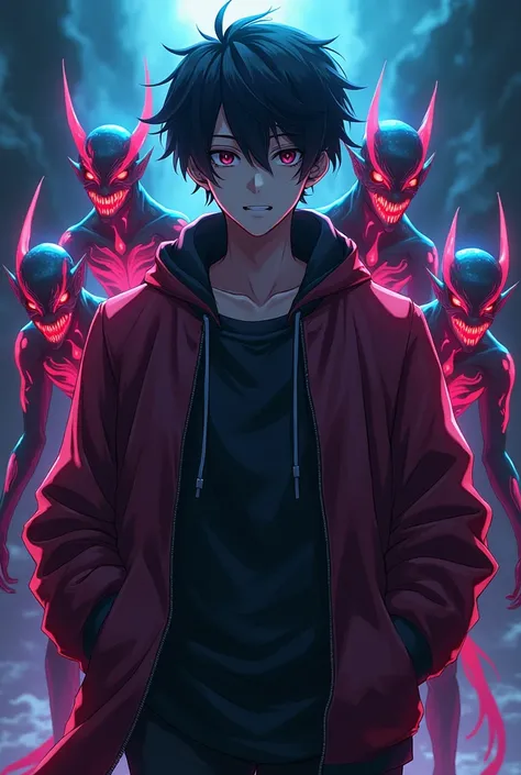 Anime guy wears young ijo jacket and there 
Hand Four Demons Color Ijo Young Behind Her Jacket Her Color Ijo Young and Her Anime Guy Tersengum Spooky