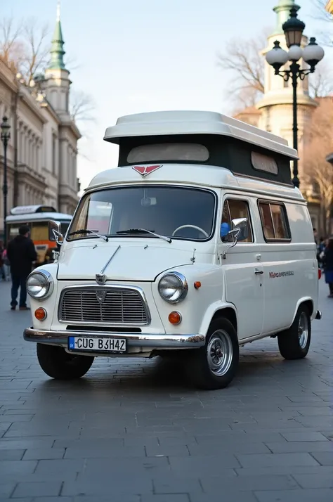 White camr on Republic square of Yerevan in lef sid of car write Astral_forum (car for sale)