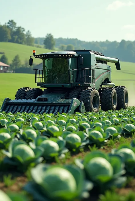 Cabbage harvester