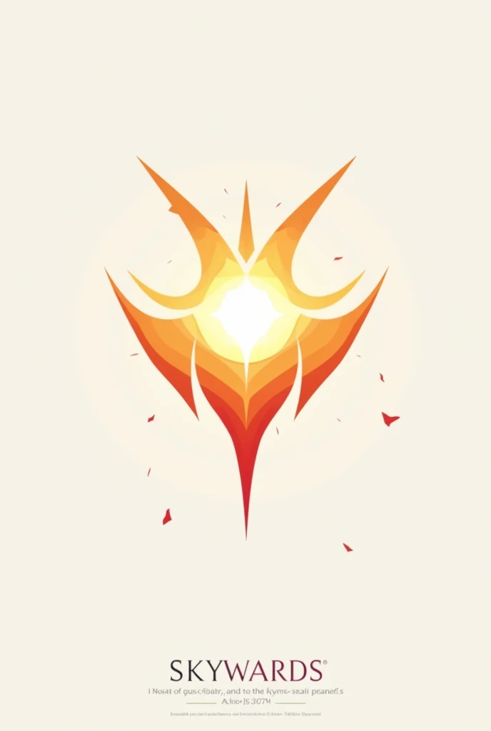 The guild logo  "SkyWards" you need to show the sky in minimalism and the name without a pixel image in a modern style, and the Free Fire theme, you can also add more details to the game without minimalism 
